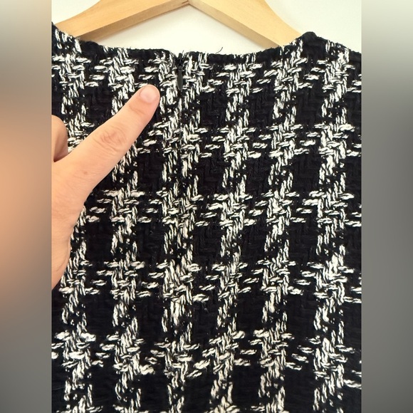 Zara Tweed Peplum Top, size medium - Picture 9 of 10